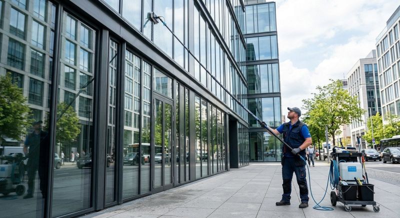 Strip Mall Window Cleaning in Littleton, CO